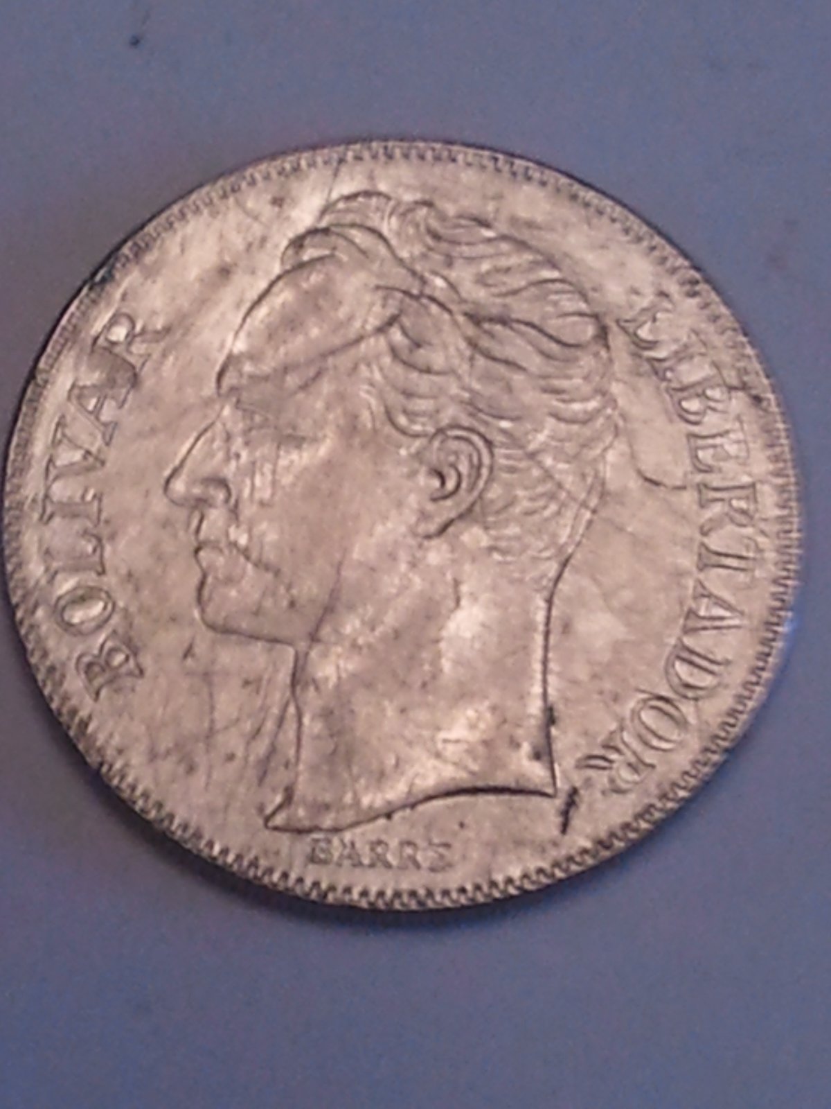 Was-This-1990-Venezuelan-5-Bolivar-Minted-In-Canada-Or-Germany?